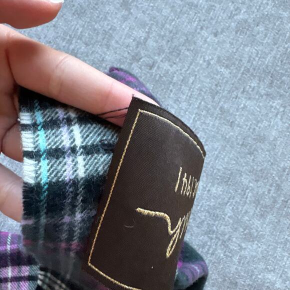 Coach Plaid Scarf - Picture 3 of 4